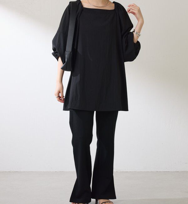  「２WAYスクエアチュニック」|シャツ・ブラウス|