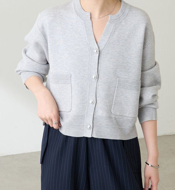 スキッパースウェットライクカーディガン｜ルミネのファッション通販