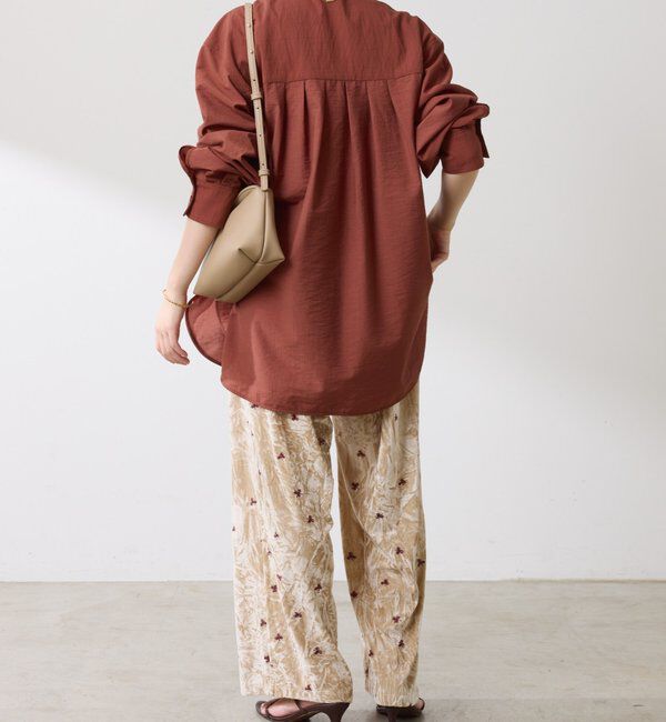  「クラッシュベロア刺繍パンツ」|チノ|