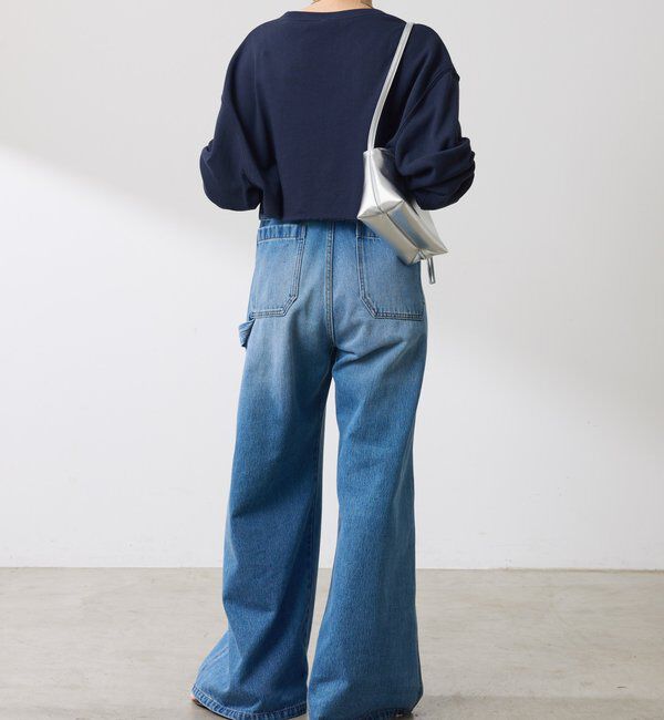  「カットオフショートロゴスウエット」|Tシャツ・カットソー|