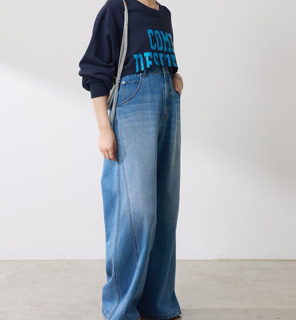  「カットオフショートロゴスウエット」|Tシャツ・カットソー|