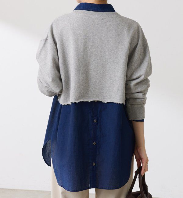  「カットオフショートロゴスウエット」|Tシャツ・カットソー|