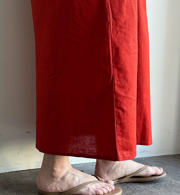  「コットンリネンオフショルワンピース」|ワンピース|