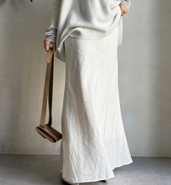  「キュプラリネンマーメイドスカート」|スカート|