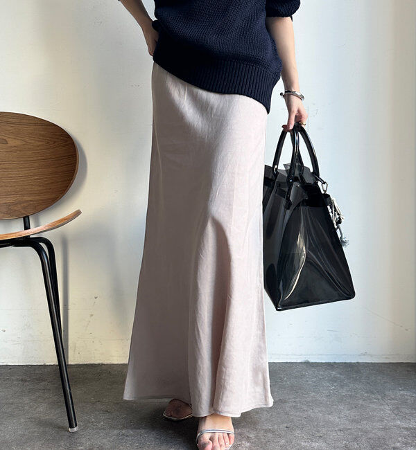  「キュプラリネンマーメイドスカート」|スカート|