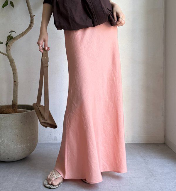  「キュプラリネンマーメイドスカート」|スカート|