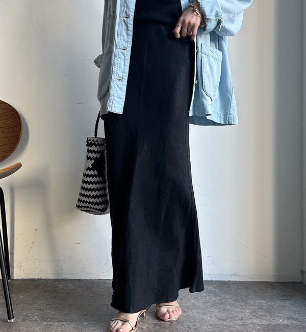  「キュプラリネンマーメイドスカート」|スカート|