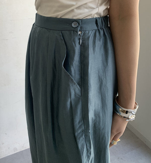  「【WEB限定】シアーリヨセルスリータックパンツ」|チノ|