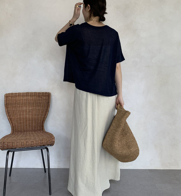  「前後2WAYシアーインターシャEASTONロゴニット」|ニット・セーター|