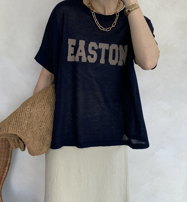  「前後2WAYシアーインターシャEASTONロゴニット」|ニット・セーター|