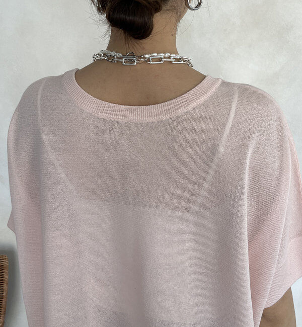  「前後2WAYシアーインターシャEASTONロゴニット」|ニット・セーター|