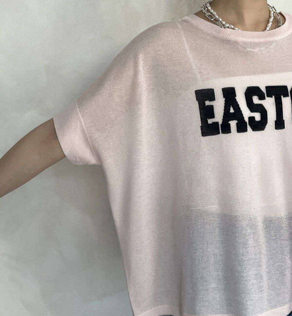  「前後2WAYシアーインターシャEASTONロゴニット」|ニット・セーター|