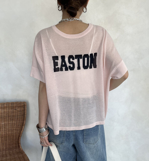  「前後2WAYシアーインターシャEASTONロゴニット」|ニット・セーター|