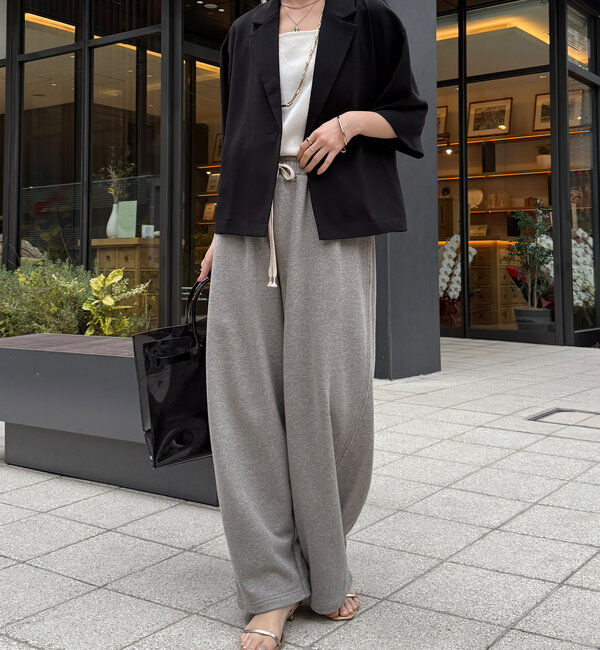  「接触冷感5分袖ジャケット」|テーラードジャケット|