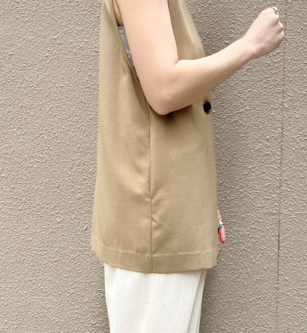  「【WEB限定】接触冷感ベスト」|ベスト・ジレ|