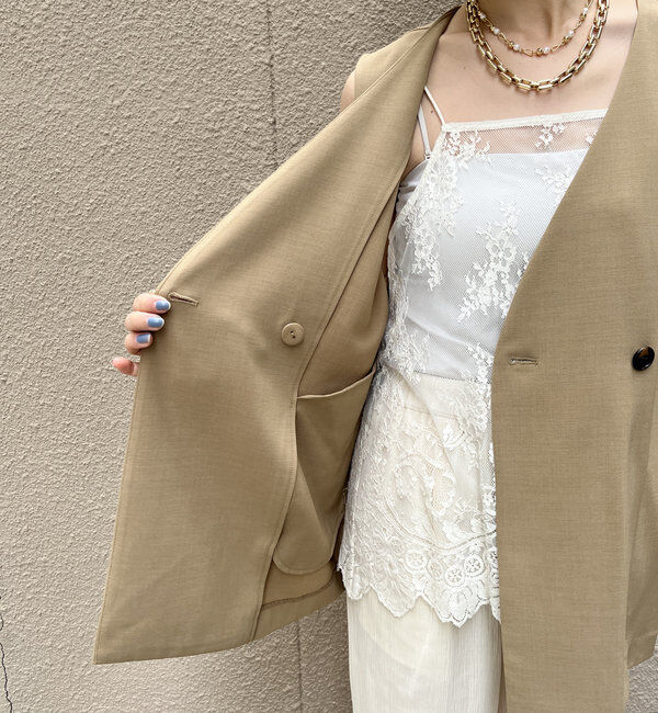  「【WEB限定】接触冷感ベスト」|ベスト・ジレ|