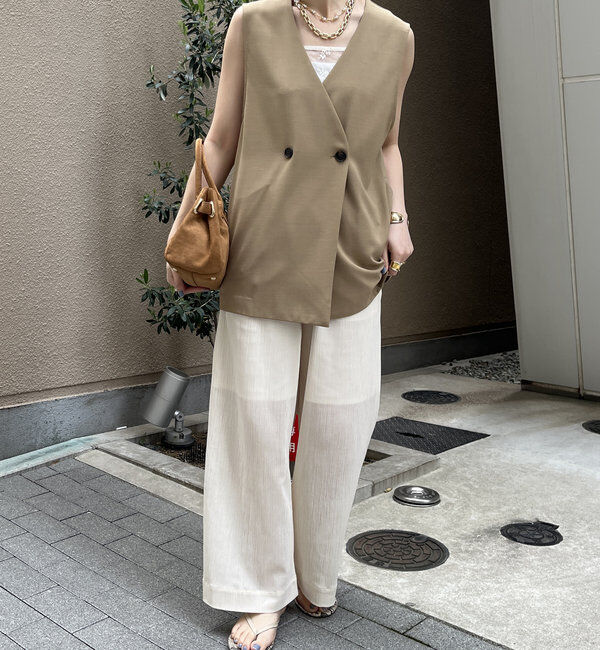  「【WEB限定】接触冷感ベスト」|ベスト・ジレ|