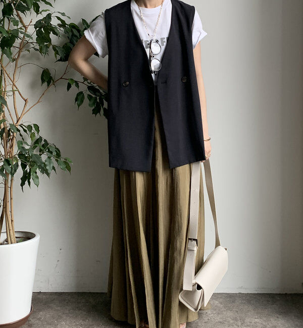  「【WEB限定】接触冷感ベスト」|ベスト・ジレ|