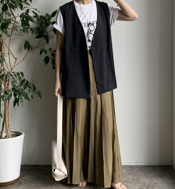  「【WEB限定】接触冷感ベスト」|ベスト・ジレ|