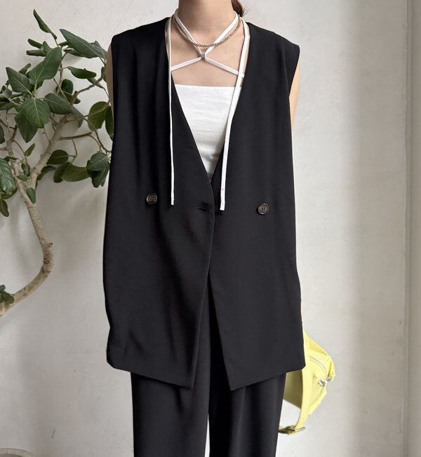  「【WEB限定】接触冷感ベスト」|ベスト・ジレ|