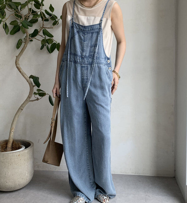  「チュール切替タンク」|Tシャツ・カットソー|