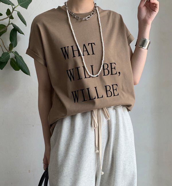  「【WEB限定】 汗染み防止加工フロッキーロゴTEE」|Tシャツ・カットソー|