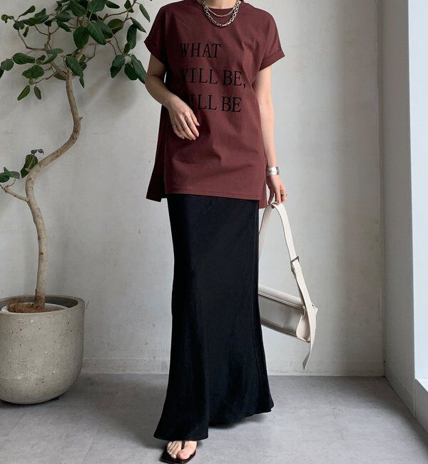  「【WEB限定】 汗染み防止加工フロッキーロゴTEE」|Tシャツ・カットソー|