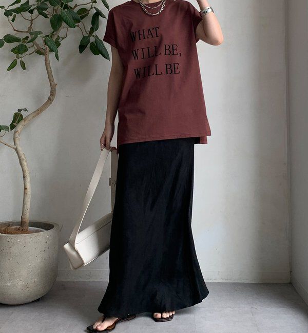  「【WEB限定】 汗染み防止加工フロッキーロゴTEE」|Tシャツ・カットソー|