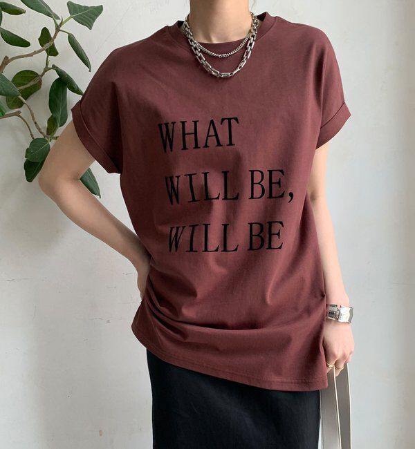  「【WEB限定】 汗染み防止加工フロッキーロゴTEE」|Tシャツ・カットソー|