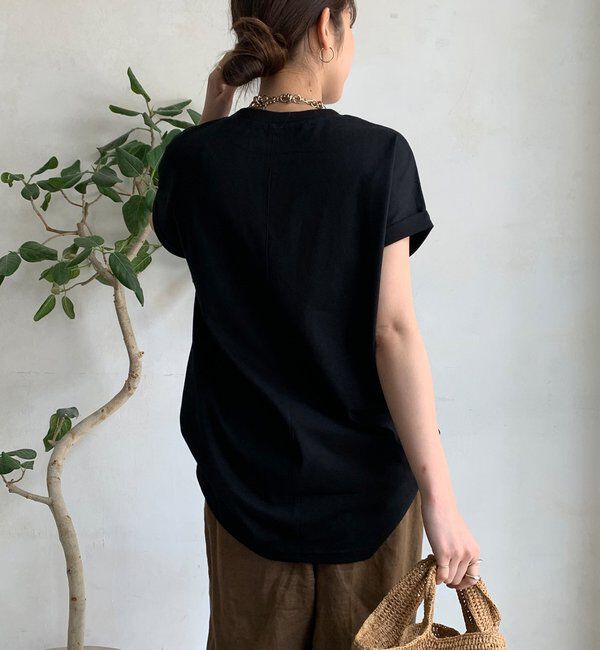  「【WEB限定】 汗染み防止加工フロッキーロゴTEE」|Tシャツ・カットソー|