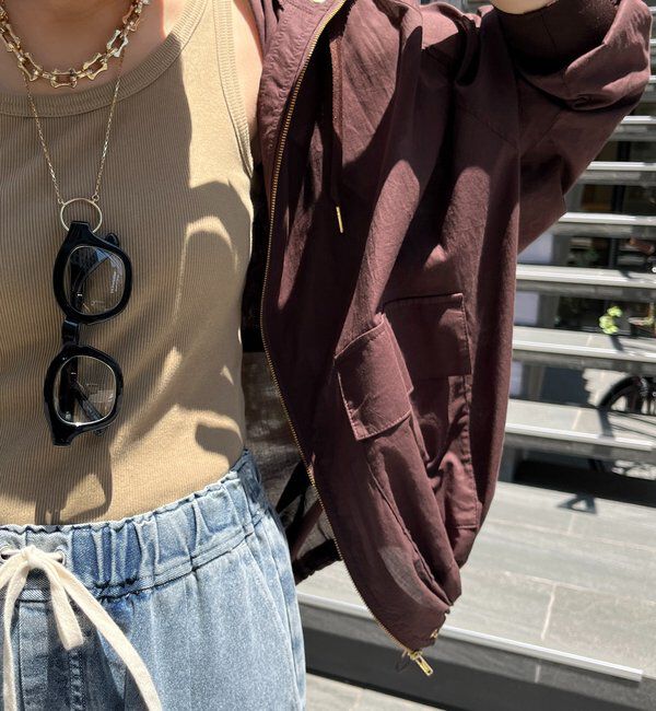  「フーディージップブルゾン」|ブルゾン・スタジャン|