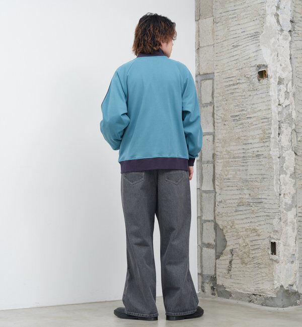  「【WHIMSIC/2サイズ展開】タックワイドデニムパンツ」|デニム|