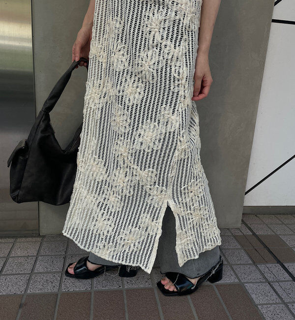  「【低身長サイズ追加】フラワーレースキャミワンピース&times;タンクワンピースSET」|その他|