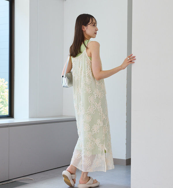  「【低身長サイズ追加】フラワーレースキャミワンピース&times;タンクワンピースSET」|その他|