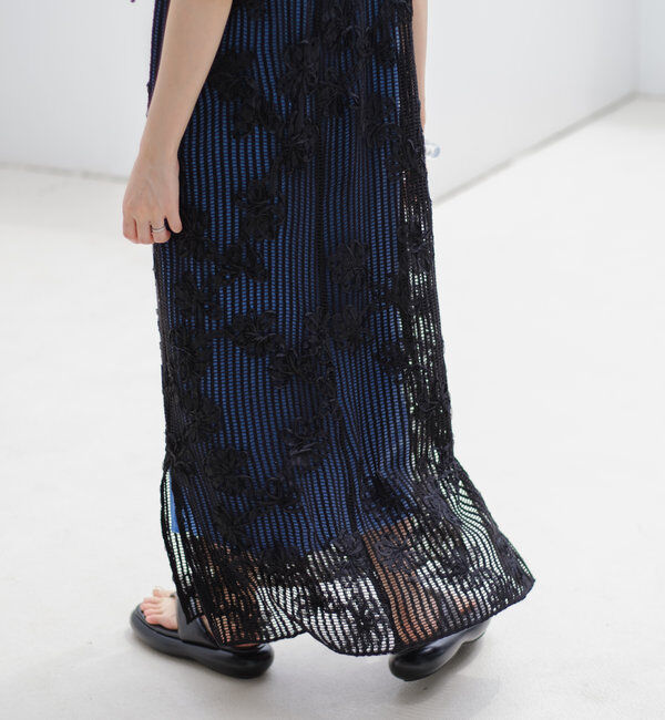  「【低身長サイズ追加】フラワーレースキャミワンピース&times;タンクワンピースSET」|その他|