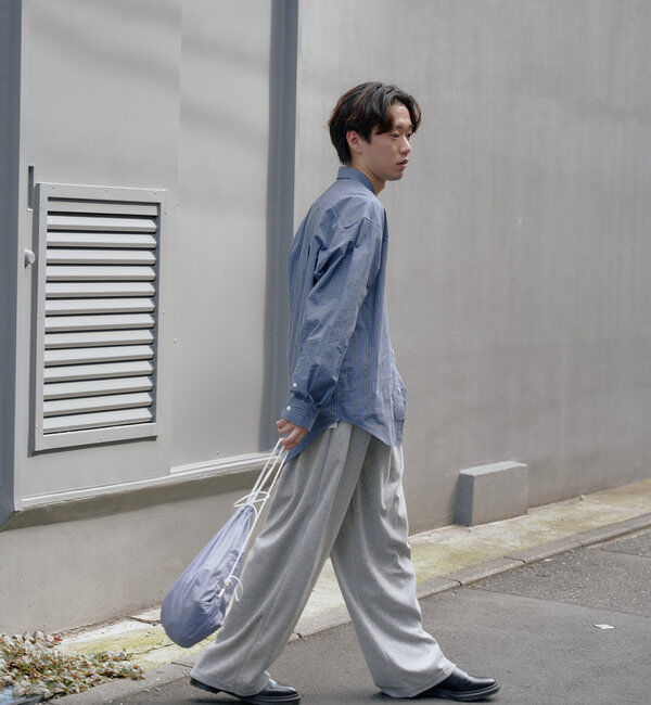  「【WHIMSIC/2サイズ/SETUP対応】ベロアルーズフィットイージーパンツ」|チノ|