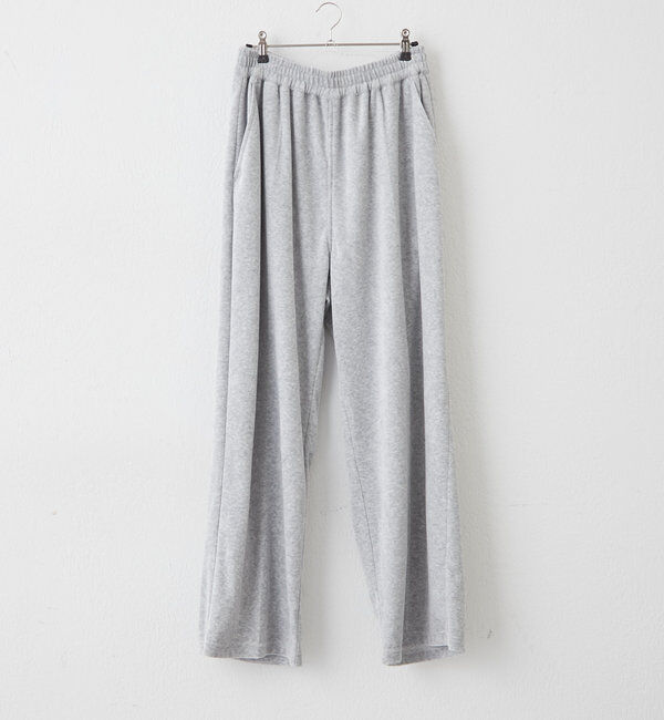  「【WHIMSIC/2サイズ/SETUP対応】ベロアルーズフィットイージーパンツ」|チノ|