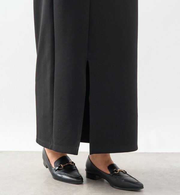  「《累計販売１万枚突破！・全骨格着やせ》スリットダンボールナロースカート」|スカート|