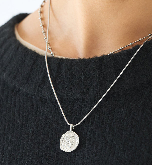  「【GOLDY(ゴールディ)】2連コインネックレス」|ブローチ・コサージュ|