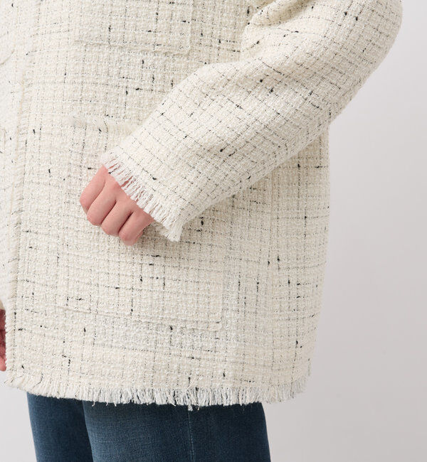  「ノーカラーツイードジャケット」|その他|