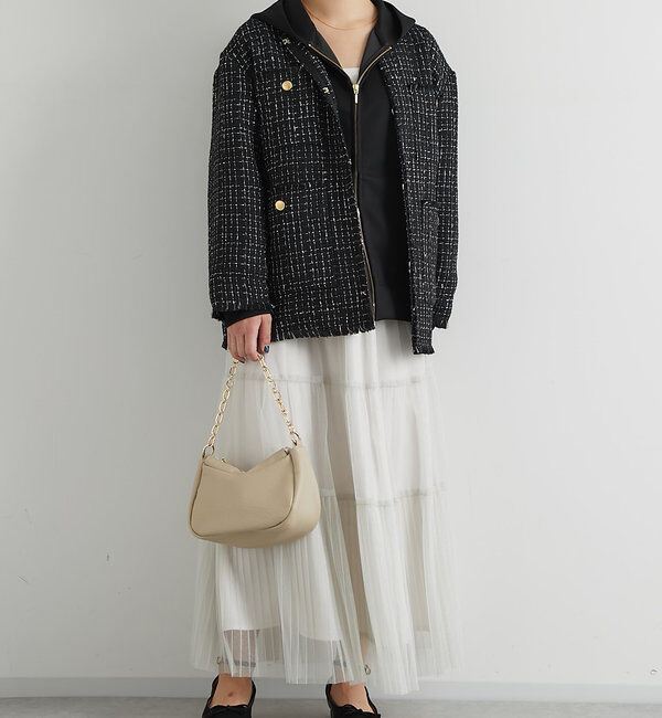  「ノーカラーツイードジャケット」|その他|