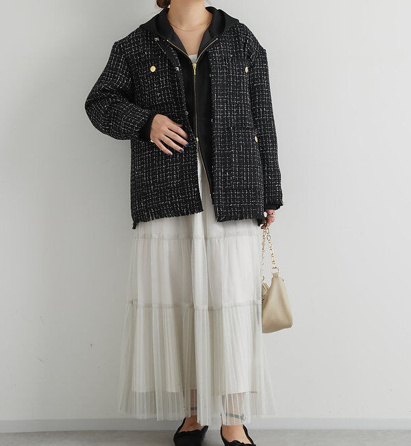  「ノーカラーツイードジャケット」|その他|