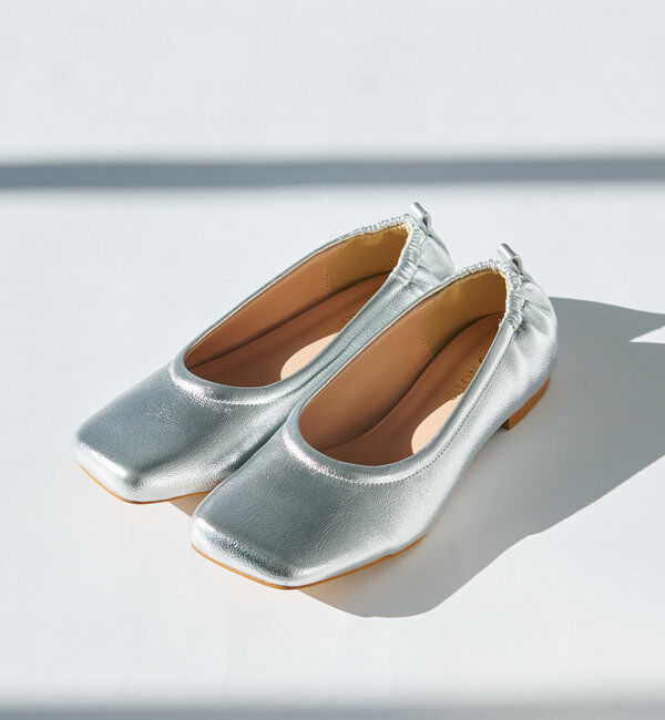  「晴雨兼用シャーリングカッターバレエパンプス」|その他|