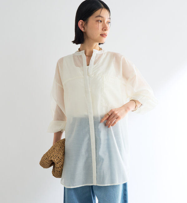  「シアーオーバーシャツ」|シャツ・ブラウス|