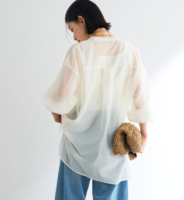  「シアーオーバーシャツ」|シャツ・ブラウス|