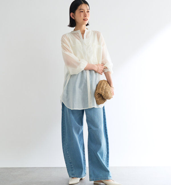  「シアーオーバーシャツ」|シャツ・ブラウス|