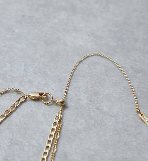  「【GOLDY(ゴールディ)】2連ミニコインスライドネックレス」|ブローチ・コサージュ|