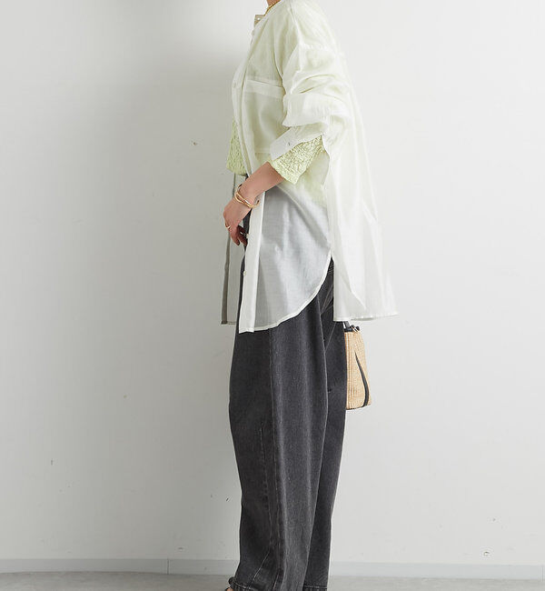  「フラワーレースカットソー」|Tシャツ・カットソー|