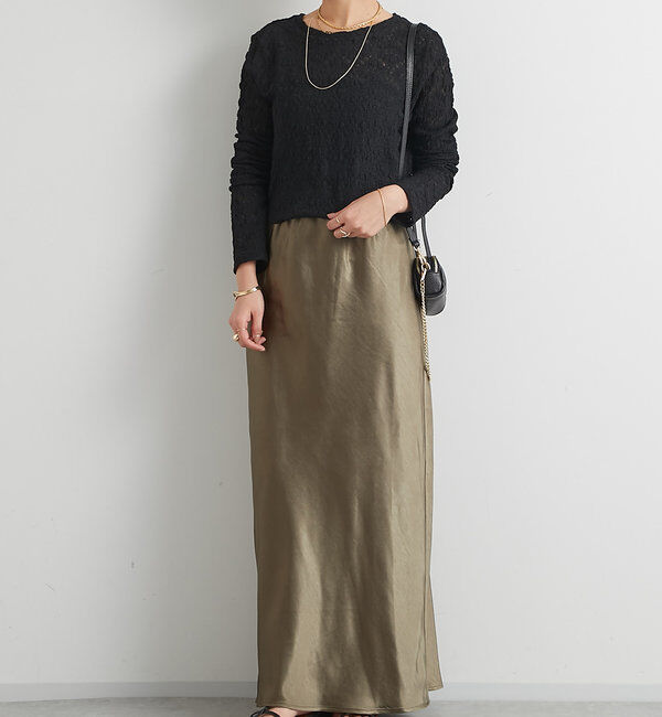  「フラワーレースカットソー」|Tシャツ・カットソー|