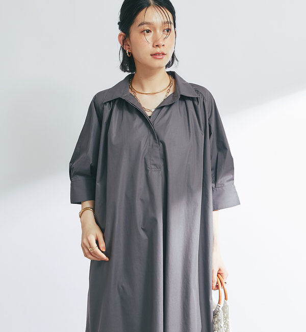  「《新色追加》スキッパーシャツワンピース」|その他|